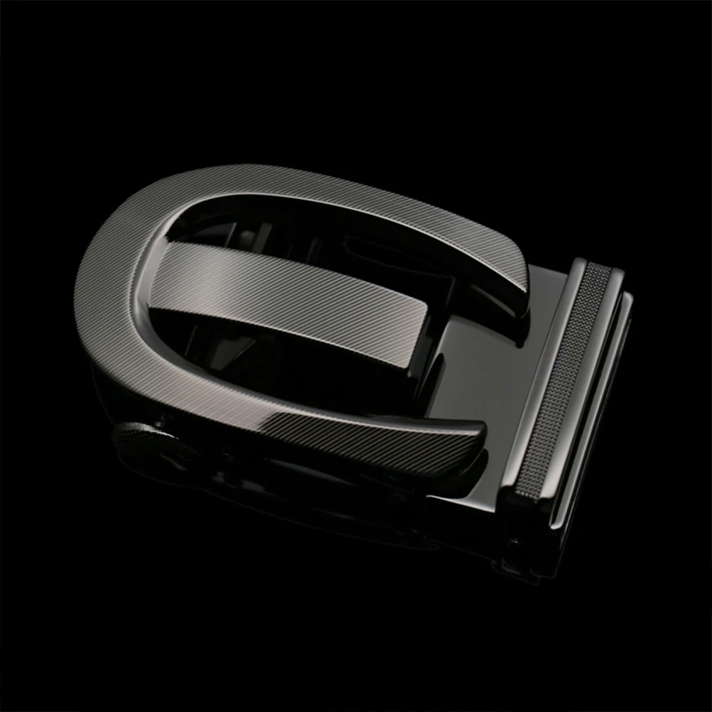 Automatic Belt Buckle Alloy Mens Business Belt Buckle Quick Release Replacement For Belts Silver Black Style