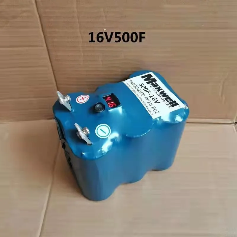 16V500F American MAXWELL Farad Capacitor Car Starting Power Supply Spot Welding Machine Capacitor Disassembly