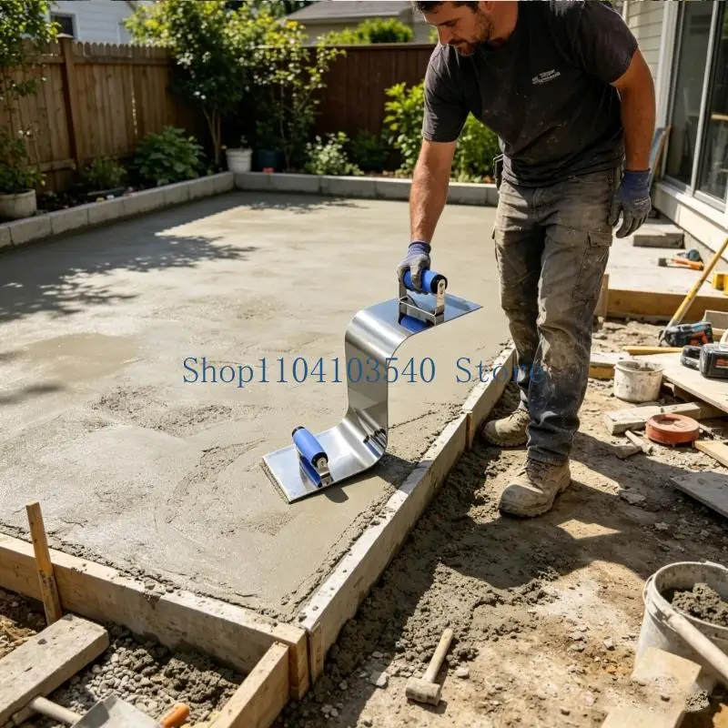 

02DC Z Concrete Finisher Rustproof Stainless Steel Curb And Gutter Concrete Tool For Various Construction Needs