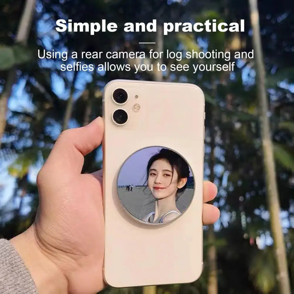 

Magnetic Selfie Mirror for Phone Mirror for Smartphone Selfies Ultra-thin Magnetic Mirror for Smartphone Selfie Vlog with Strong