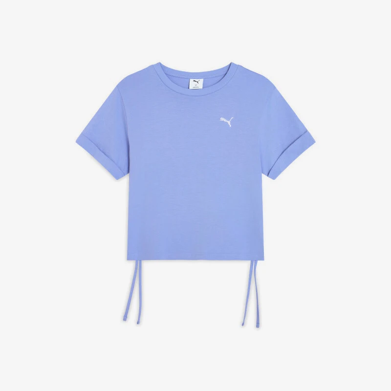 PUMA Genuine Summer Women's Round Neck Fashion Retro Classic T-Shirt 631716-90