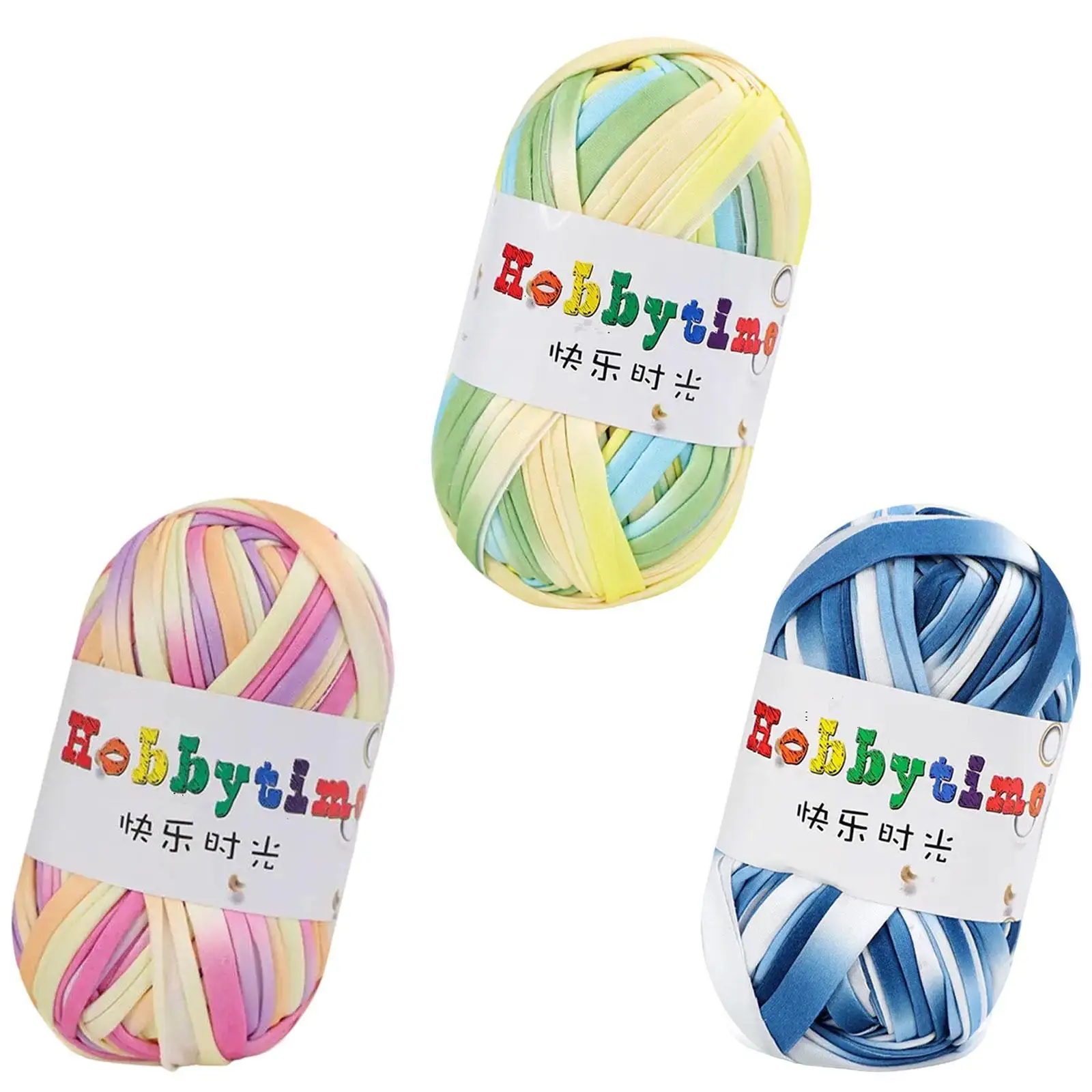 T Shirt Yarn Elastic Soft Chunky Yarn for Handbag Throw Blanket Baskets