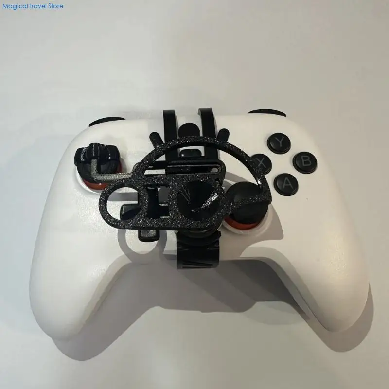 N2UB Universal Gaming Thumbstick Wheel Comfortable Grip Design Gaming Steering Wheel for T4 Gamepad Competitive Play