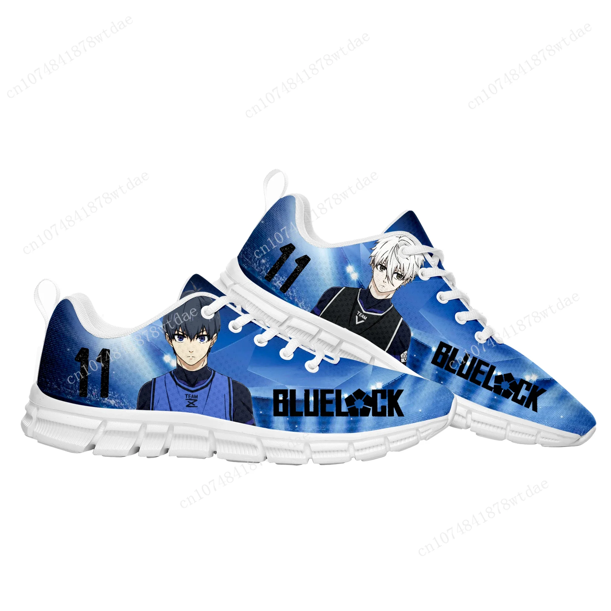 Blue Lock Sports Shoes Mens Womens Teenager Kids Children Sneakers Yoichi Isagi High Quality Manga Comics Sneaker Custom Shoe