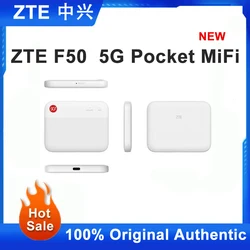 Roteadores sem fio WiFi Sub-6 SA NSA N1 5G Cat15 2.4G 5G 5G Sem bateria, ZTE F50