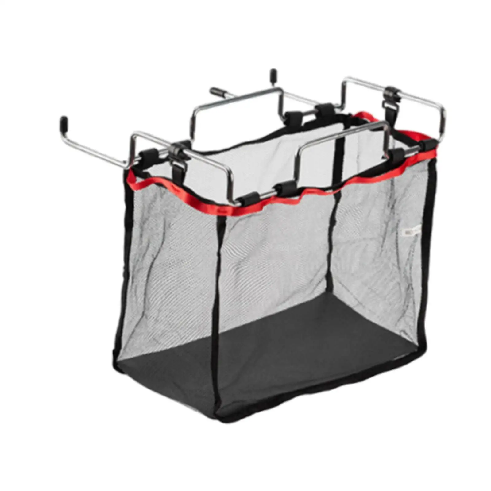 Trash Bag Holder Garbage Bag Hanging Rack Mesh Rubbish Bag Trash Can Bracket Table Garbage Rack for Camping Picnic Outdoor