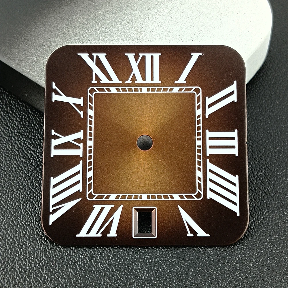 NH35 ダイヤルスクエアダイヤルローマンダイヤル時計ダイヤルメンズ腕時計 NH35 ムーブメント時計アクセサリーに適しています