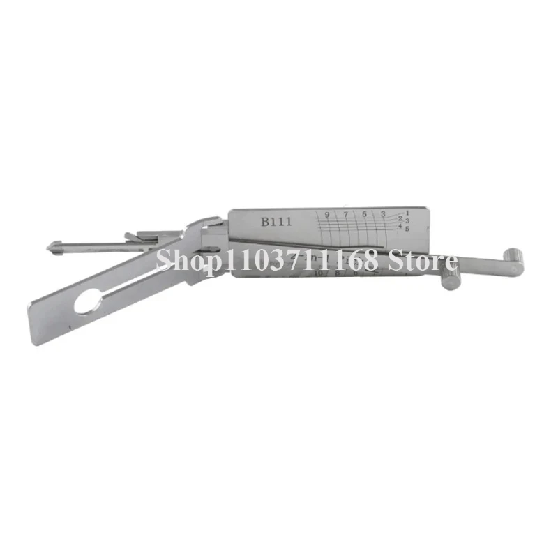 Lishi 2in1 B111 Lockpick Pick Tool Декодер и выборка предназначена для GM, FOR HUMMER, для GMC [GM Z Keyways] Ganzua Key Picking