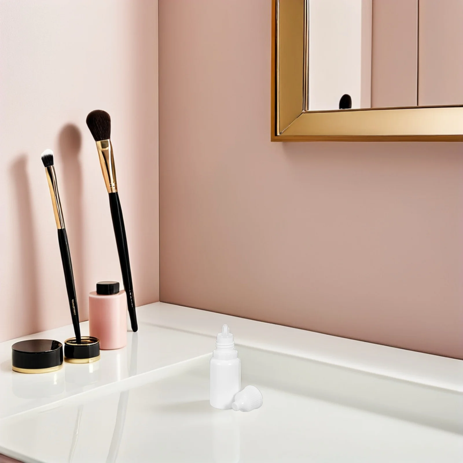 

60Pcs Eyedrops Bottles Refillable Transparent Mini Plastic Dropper Container Portable Eye Liquid Holder Travel Essential Use