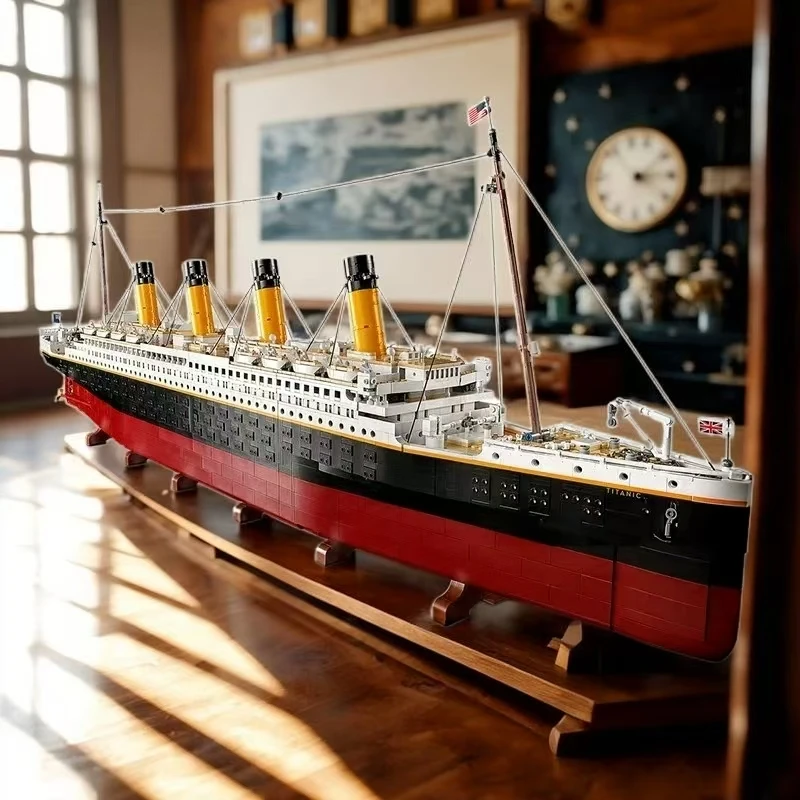 10294 acessórios para casa 99023 peças, acessórios grandes para navio de cruzeiro, aniversário infantil, presentes de natal, ornamento de mesa