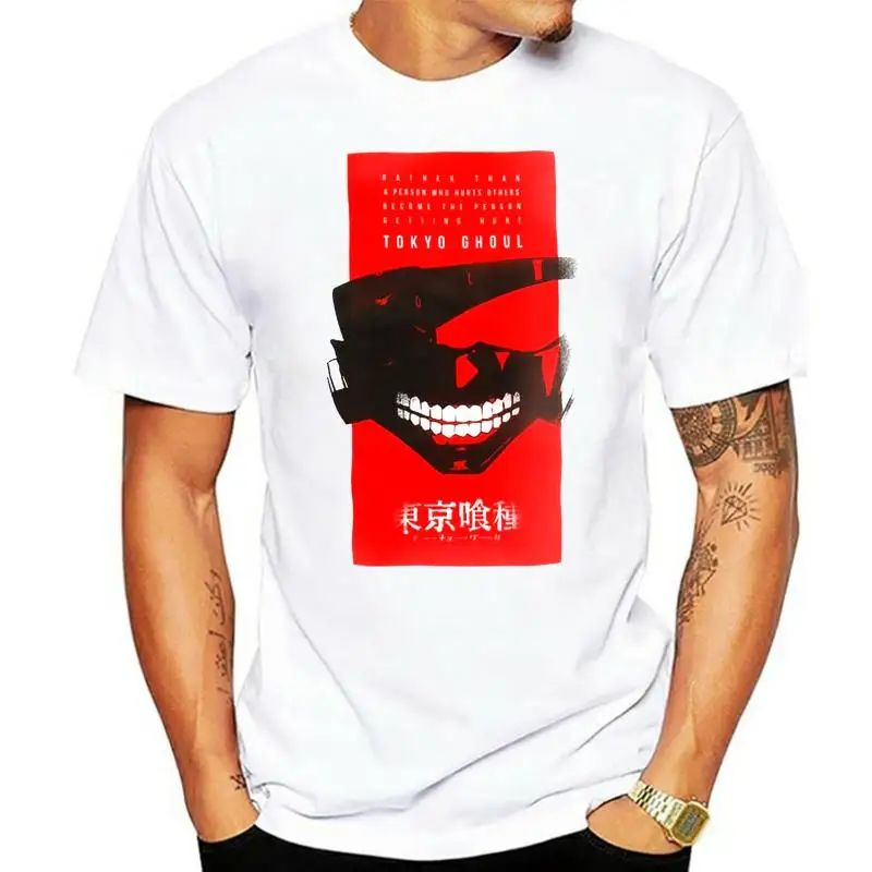 Tokyo Ghoul Rather Than White Men's T-Shirt New T Shirt Men Short Sleeve Summer Short Sleeves Cotton Fashion