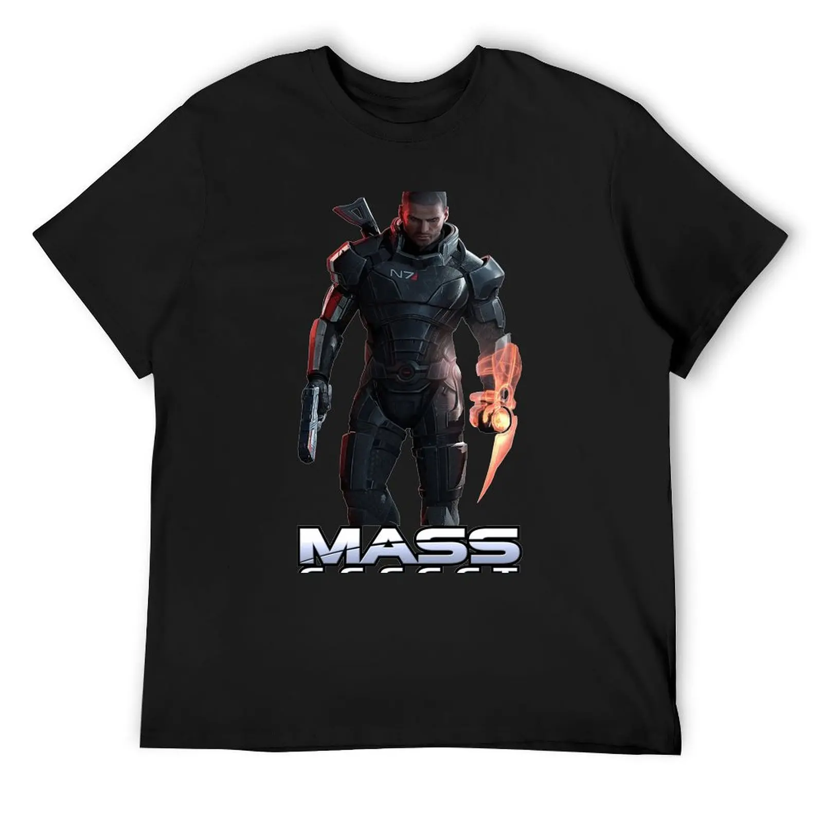 

Commander Shepard Mass Effect T-Shirt shirts graphic boys animal print Men's clothing