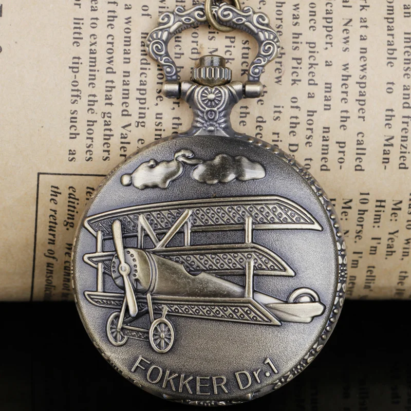 

Airplane Pilot Badge Quartz Pocket Watch Men's Necklace Pendant Quartz Pocket Watch Women's Jewelry Accessories Clock Best Gift