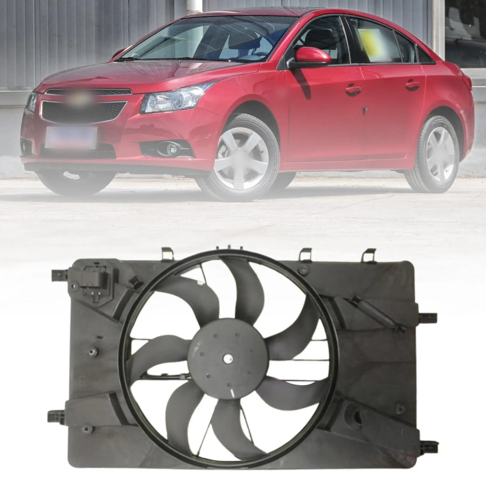 

Radiator Cooling Fan Assembly Replaces Easy to Install Sturdy Car Accessory