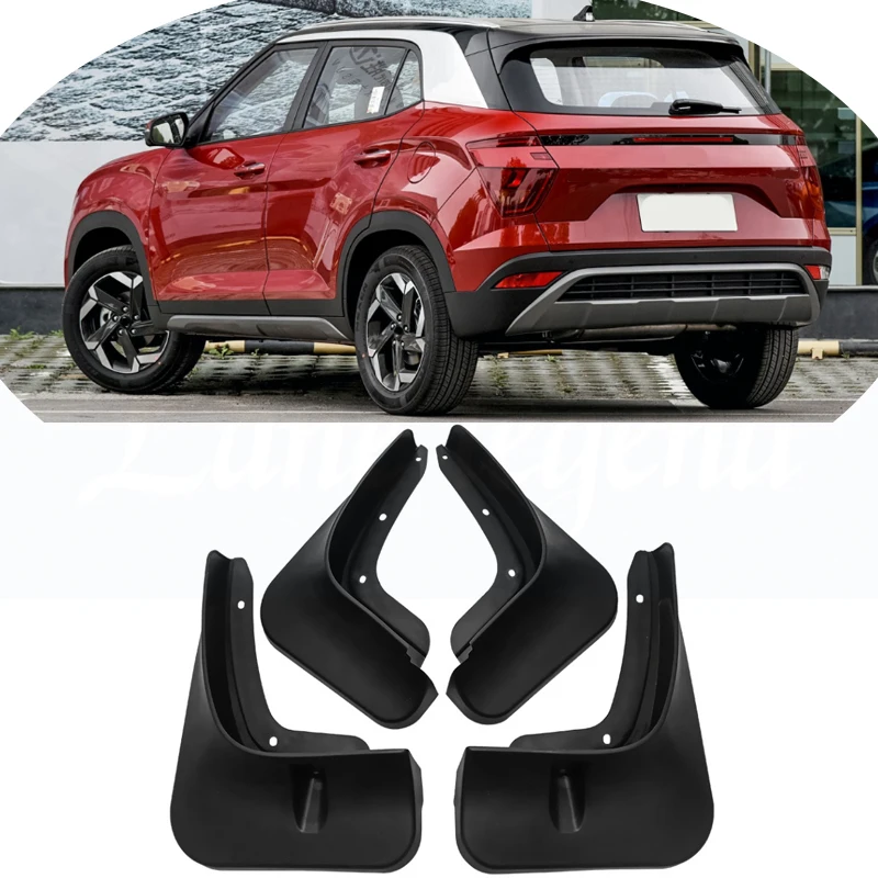 For Hyundai Creta ix25 2020 2021 Car Mudguard Anti-splash Anti-Fouling Front Rear Fender Accessories