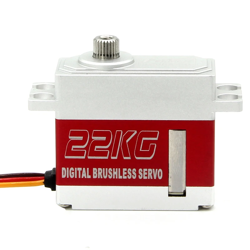 FT9022BL 7.4V 22KG 고토크 PWM 디지털 180도 브러시리스 서보(알루미늄 쉘 및 금속 기어 포함)