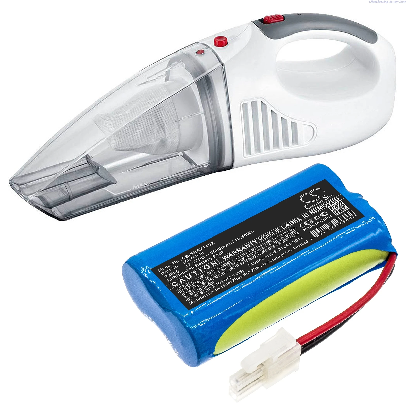 

7.4V 2500mAh Vacuum Cleaner Battery 4874048 for Severin Chill AH7914 HV7144 +TOOL