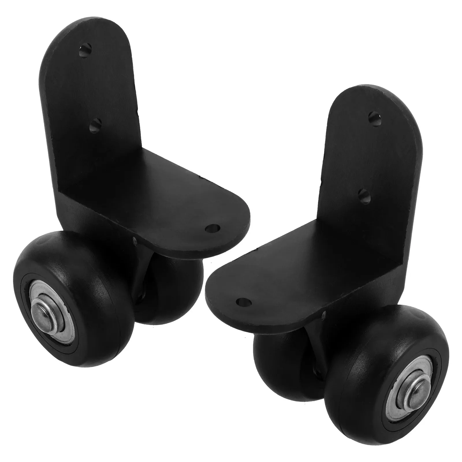 1Pair Heavy Duty Stage Audio Cart Wheels Bearing Fixed Casters Rolling Speaker Equipment Replacement Suitcase Wheel