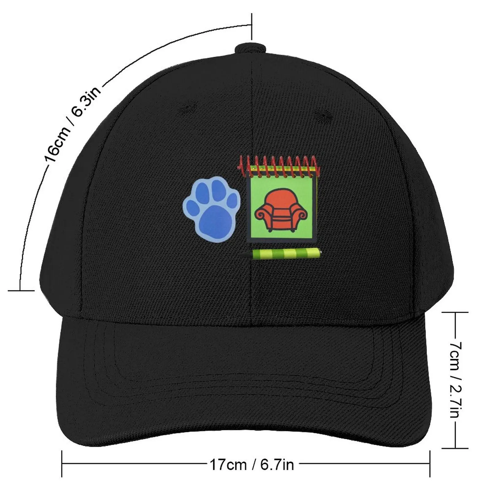 Blue Clues Handy Dandy Notebook Baseball Cap Designer Hat Golf Women's Beach Outlet Men's