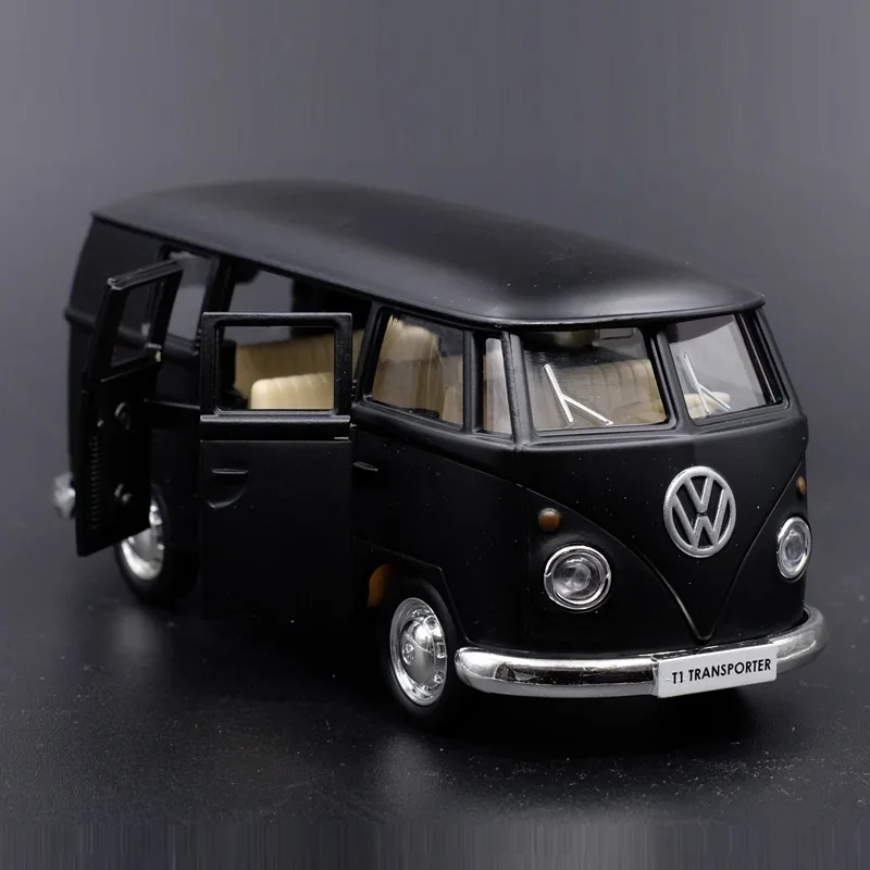 MaKeda1:36 Volkswagen VW T1 Bus Alloy Diecasts Toy Car Models Metal Vehicles Classical Buses Pull Back Collectable Toys For kid