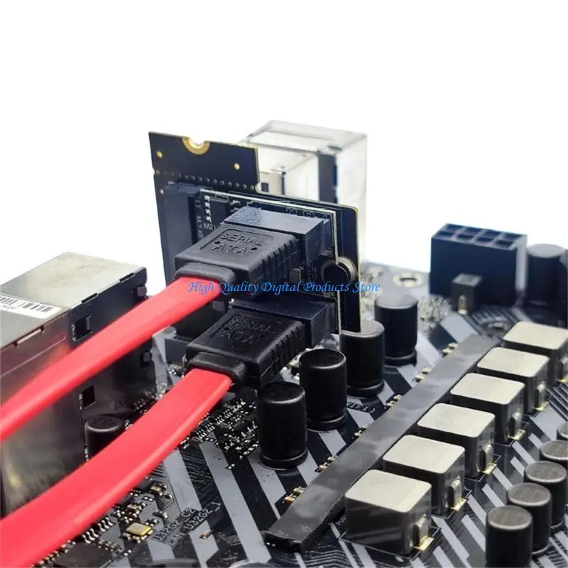 

U2JE A + E WIFI M.2 To Hard Disk Adapter Card Support 2 Port Card