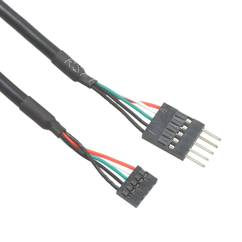 DuPont 2.0 Motherboard to Dupont 2.54mm Cable, Dupont 2.54mm 5Pin Male/ 5Pin Female  Converter Cable Transfer Wiring Cable