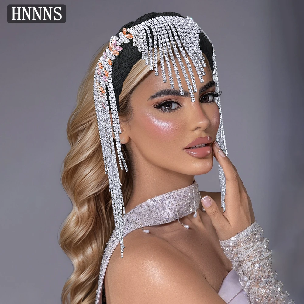 

TOPQUEEN Elegant Women Headbands Handmade With Rhinestones, Luxurious Bridal Wedding Banquet Dance Party Hair Accessories YXA340