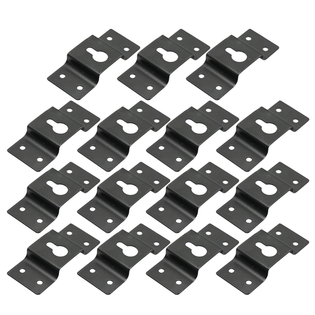 

15pcs Speaker Hanger Iron Plate Hooks for Wall Mount Surround Sound Speakers Hanging Accessories Strong Durable Thick