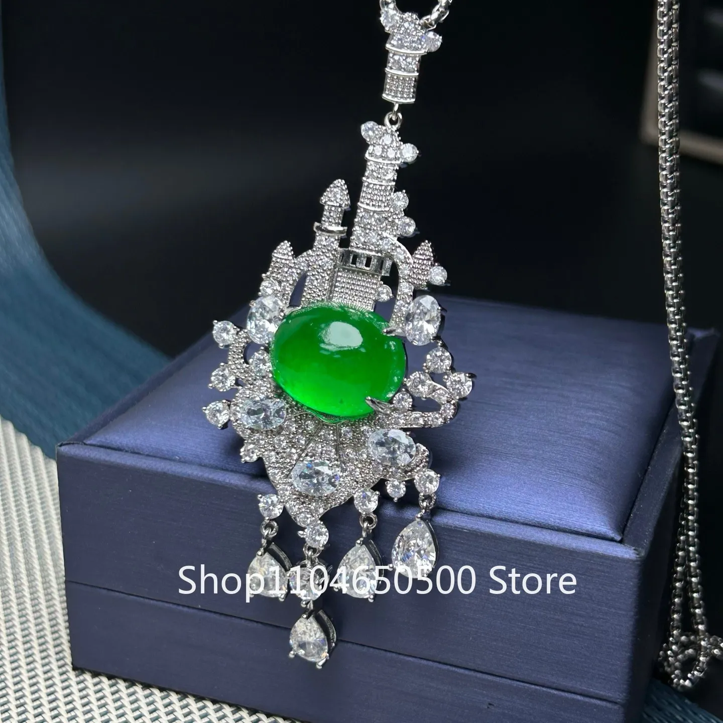 

Сертифицированная инкрустация природой, ледяной зеленый нефрит, жадеит, яйцо, лицо, амулет, кулон, ожерелье