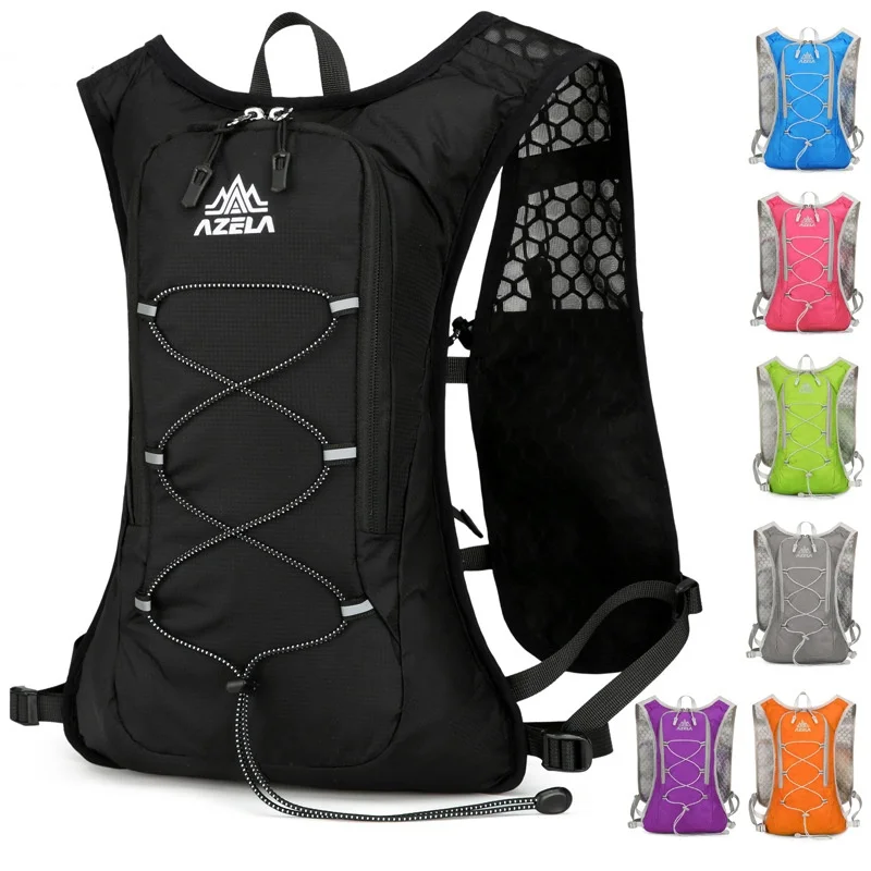 Running Hydration Vest Backpack Breathable For Men Women Outdoor Sports Bag Trail Marathon Jogging Hiking Bicycle Backpack