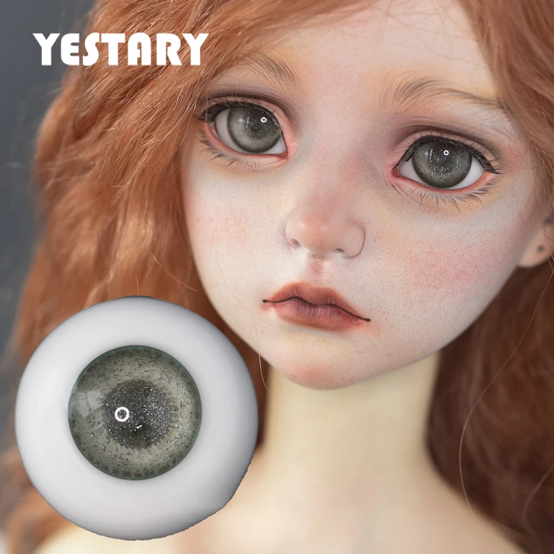 YESTARY 3D Eyes For Toys 12MM 14MM 16MM BJD Doll Accessories DIY Handmade Eyes For Dolls Crafts Bright Eyeball Dolls Glass Eyes