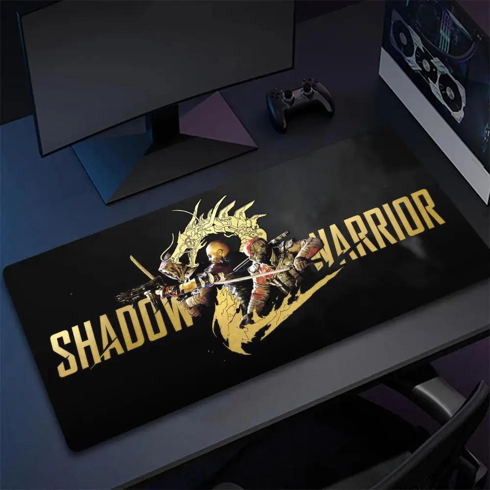 

First-person adventure loot shooting game Shadow Warrior 2 Mouse Pad Office Non-Slip Rubber escritorio Edge locking mousepads Ga