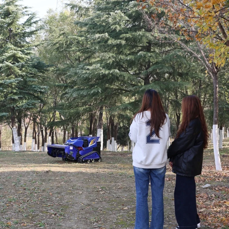 Customized Competitive Price Farm Flail Lawn Mower – 800-1000mm Cordless Remote Control Robot