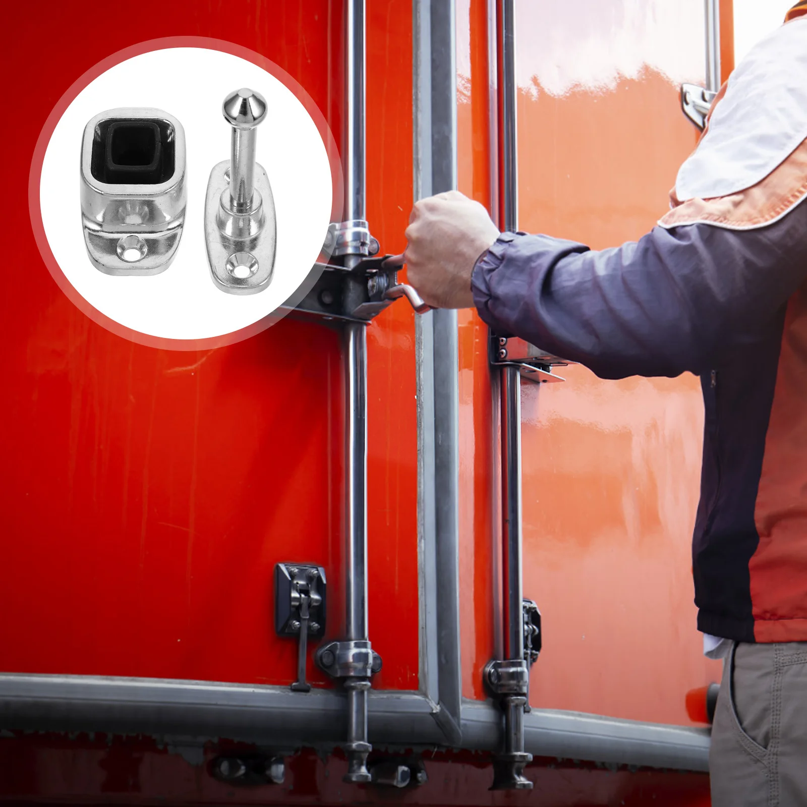 

Van Locker Catch Noise Reducing Door Latch Durable Door Buffer Suitable for Buses Rvs Trailers Van Locker Catch