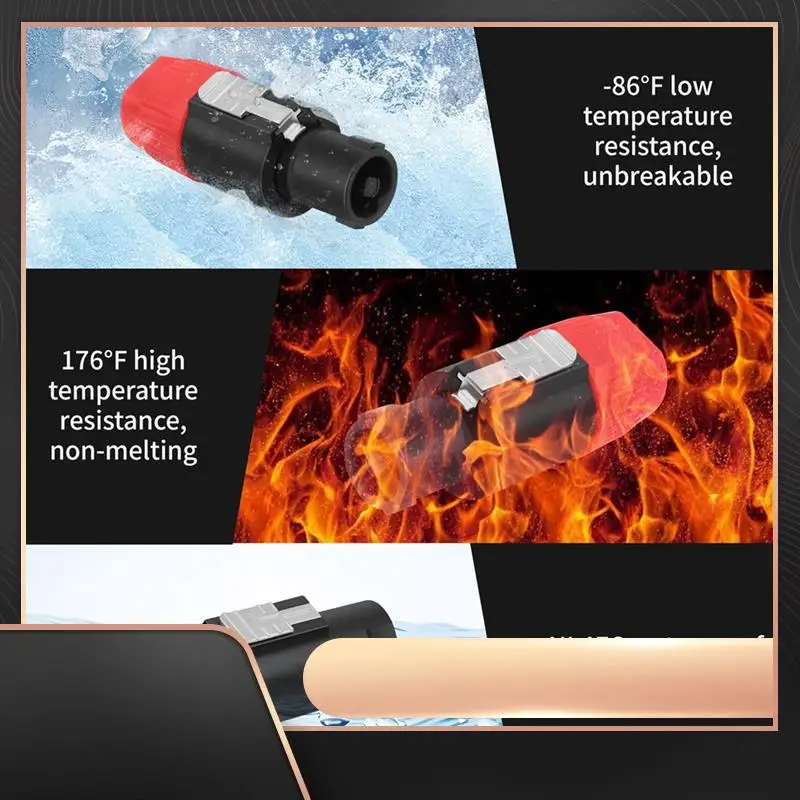 

10 шт., 4-контактный разъем для динамика NL4FC, штекер Ом, адаптер аудиокабеля для динамика, поворотный замок, 4-контактный разъем Speakon, аксессуары для гнездового разъема