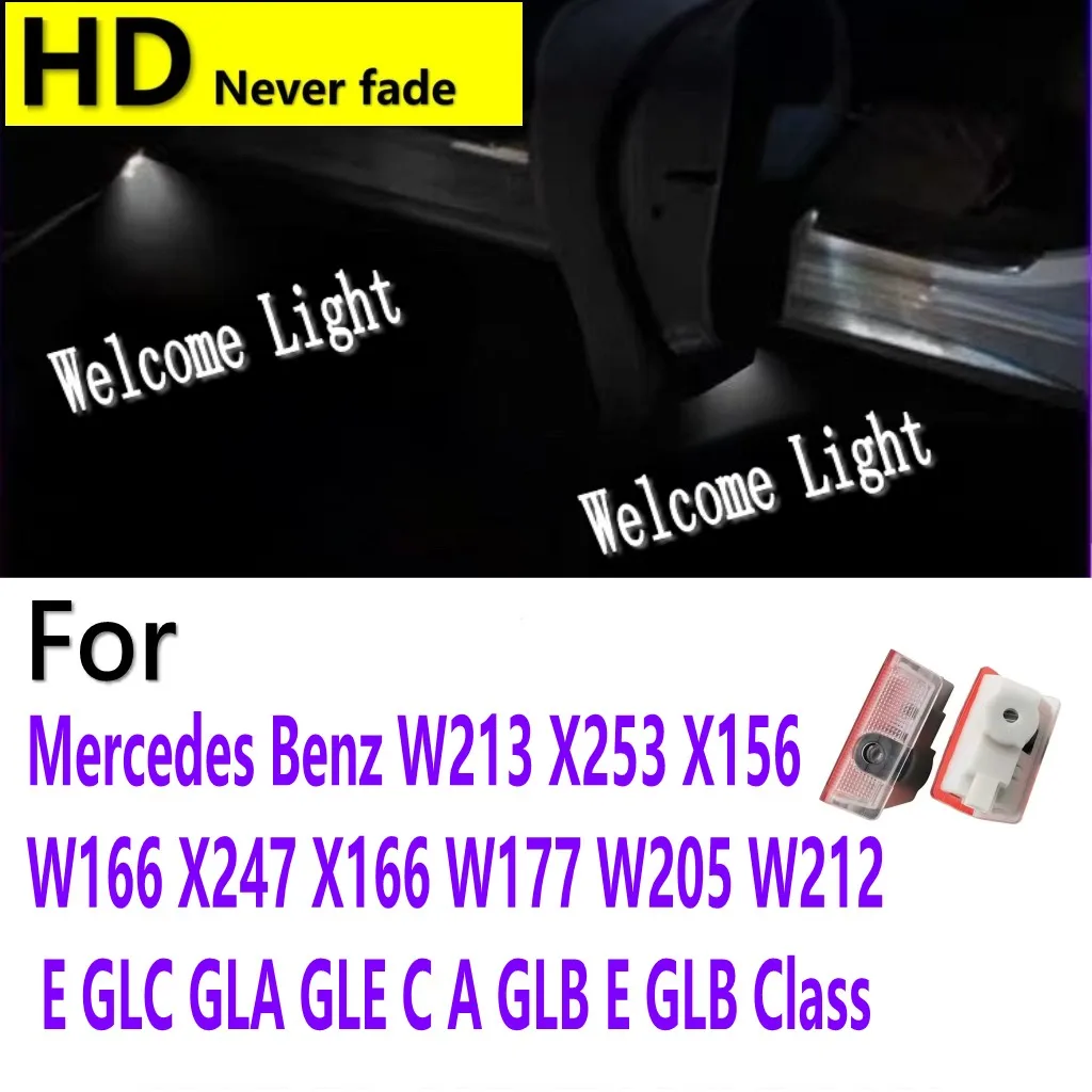 

HD Led Car Door Projector Light For Mercedes Benz W213 X253 X156 W166 X247 X166 W177 W205 W212 E GLC GLA GLE C A GLB E GLB Class