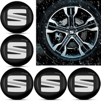56mm Car Sticker Wheel Center Hub Cap Badge Logo Emblem Decal Wheel For SEAT Leon cupra MK1 MK2 MK3 Ibiza 6L 6J 6P 6F 1P 5F