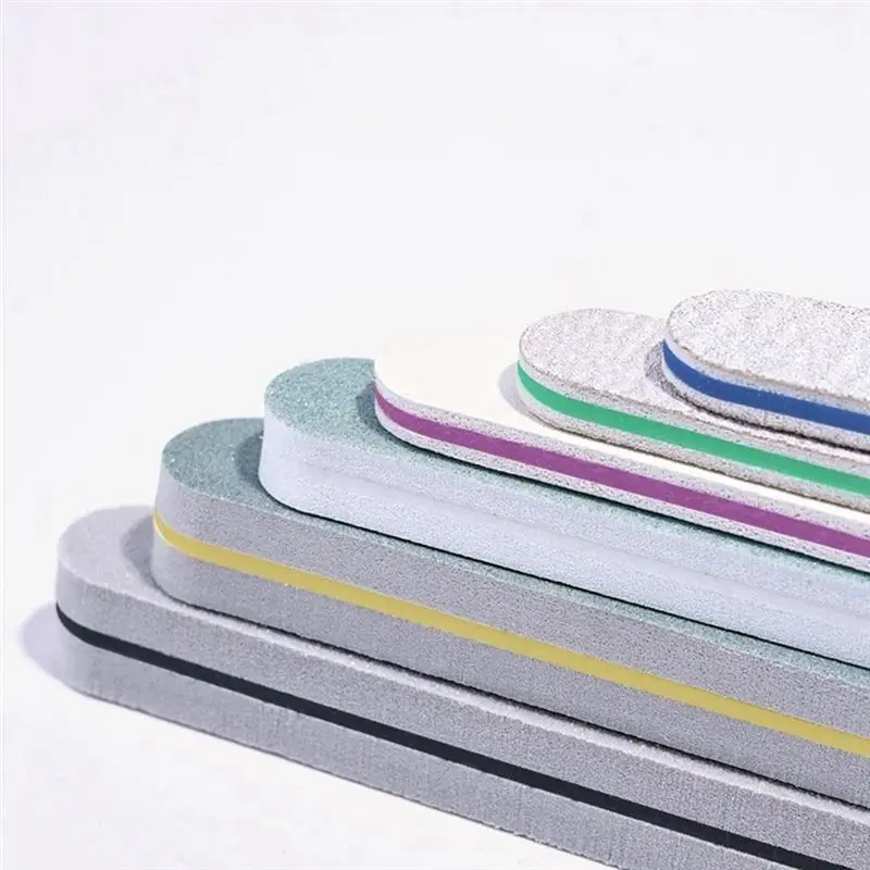 【Tools & Parts】 6-Piece Nail File Manicure Tool Set Washing Sand Polishing Sponge Manicure Wipe Professional Nail Trimming Tool