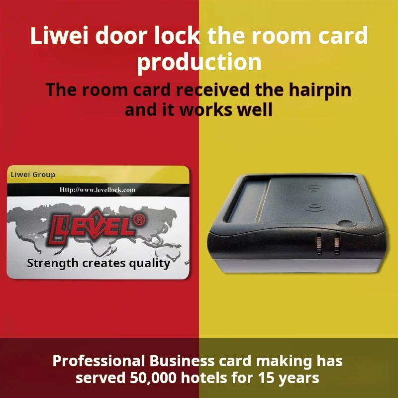 Liwei Level Hotel The Room Customized Hotel Door Access Smart Door Lock Room For Power Supply Customize