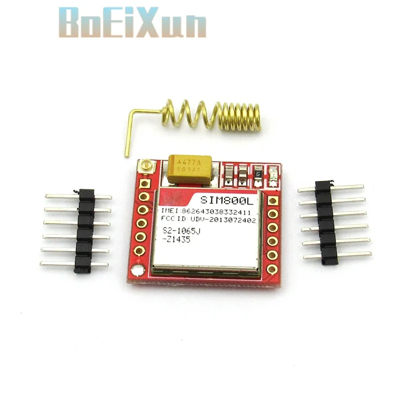 

1pcs Smallest SIM800L GPRS GSM Module MicroSIM Card Core BOard Quad-band TTL Serial Port