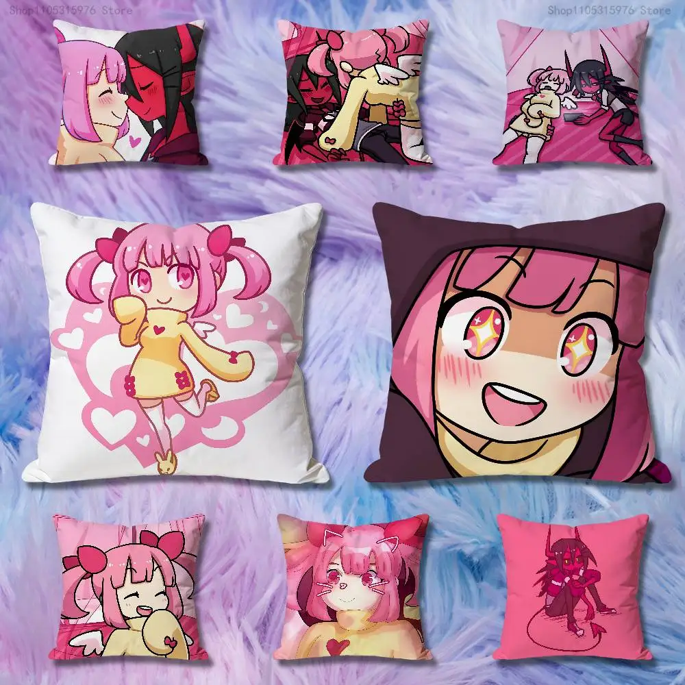 

Game C-Contract D-Demon Pillow Cases for Bedroom Living Room Sofa Home Decor Polyester Cushion Cover with Zipper