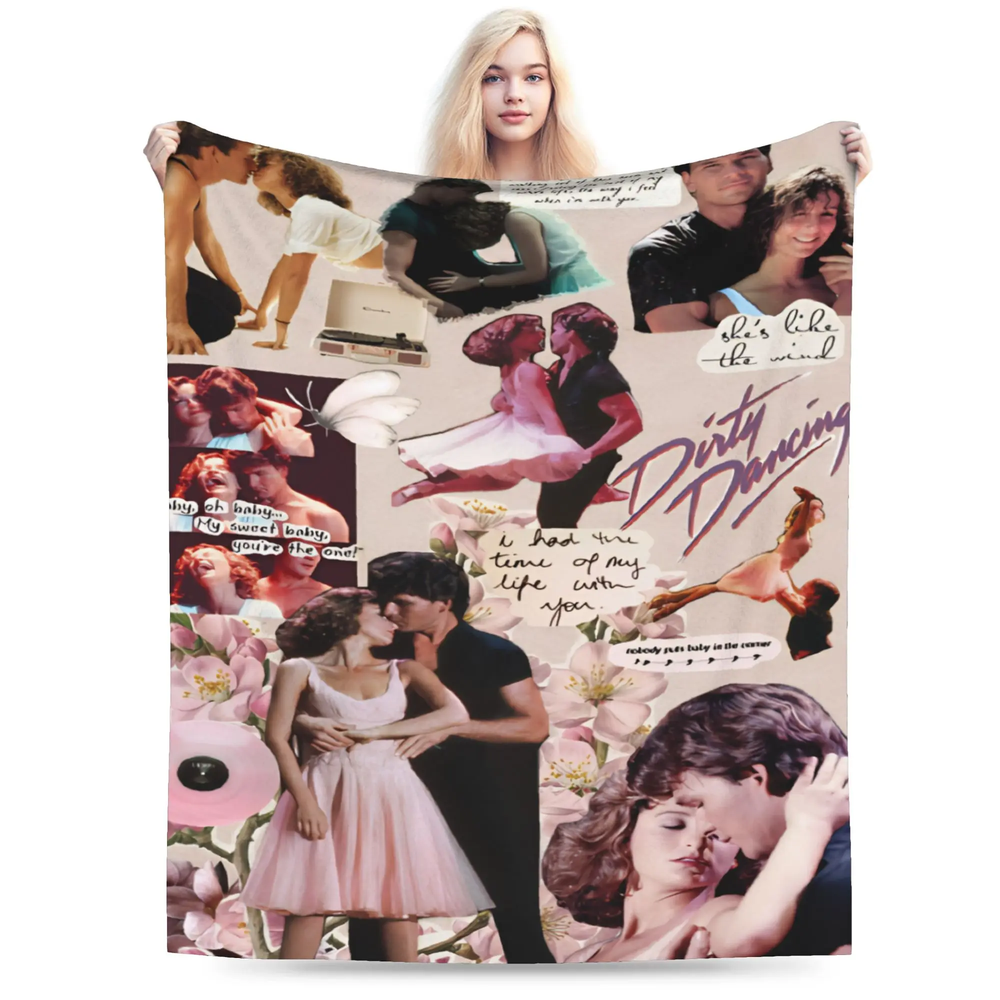 Super Soft Dirty Dancing Throw Blanket Premium Flannel Fleece Lightweight  Bed Blanket Cozy Fluffy Blankets All Season Use