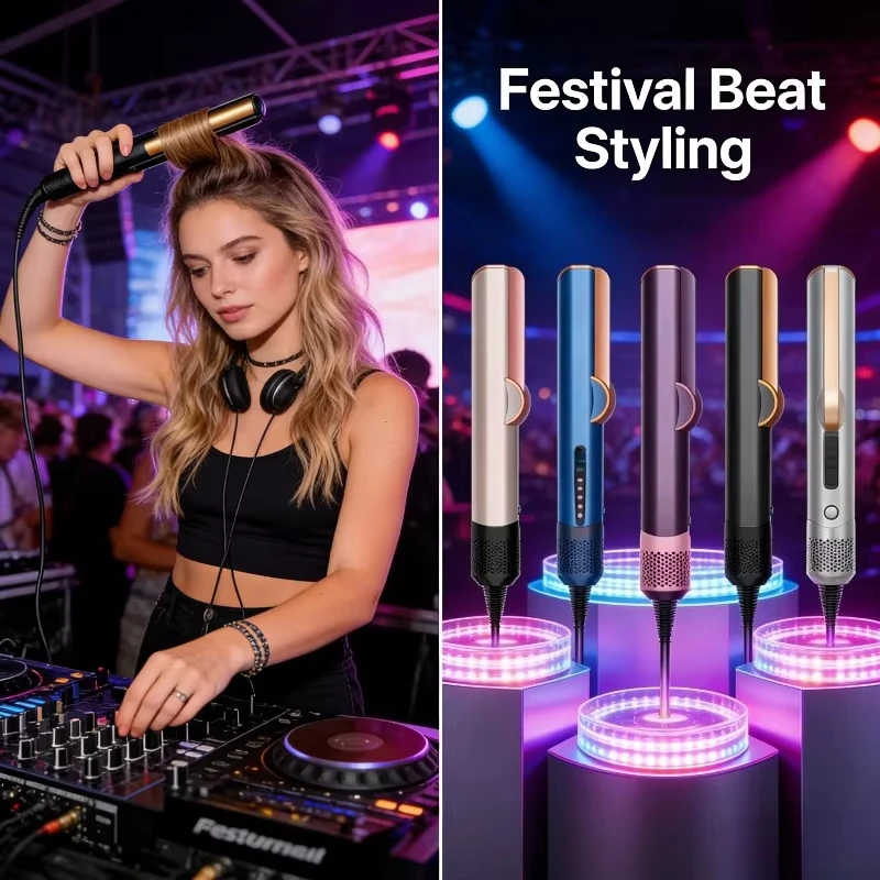Negativ-Ionen 2-in-1 Haarglätter und -Trockner Nass-Trocken Dual-Funktion Glätteisen Schnelltrocknend Frizz-Frei für Reise und Zuhause