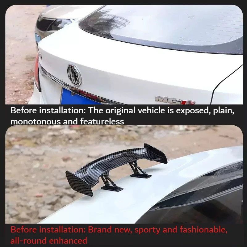 

Small Rear Trunk Spoiler Wing Car Rear Spoiler Boot Mini Wing Model Decoration Auto Accessories Universal Wing