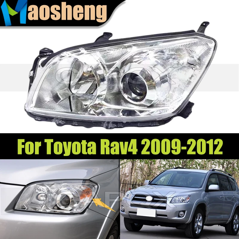 

Car Front Headlight Head Light Whitout Bulbs For Toyota Rav4 2009 2010 2011 2012 Headlamp Driver Light
