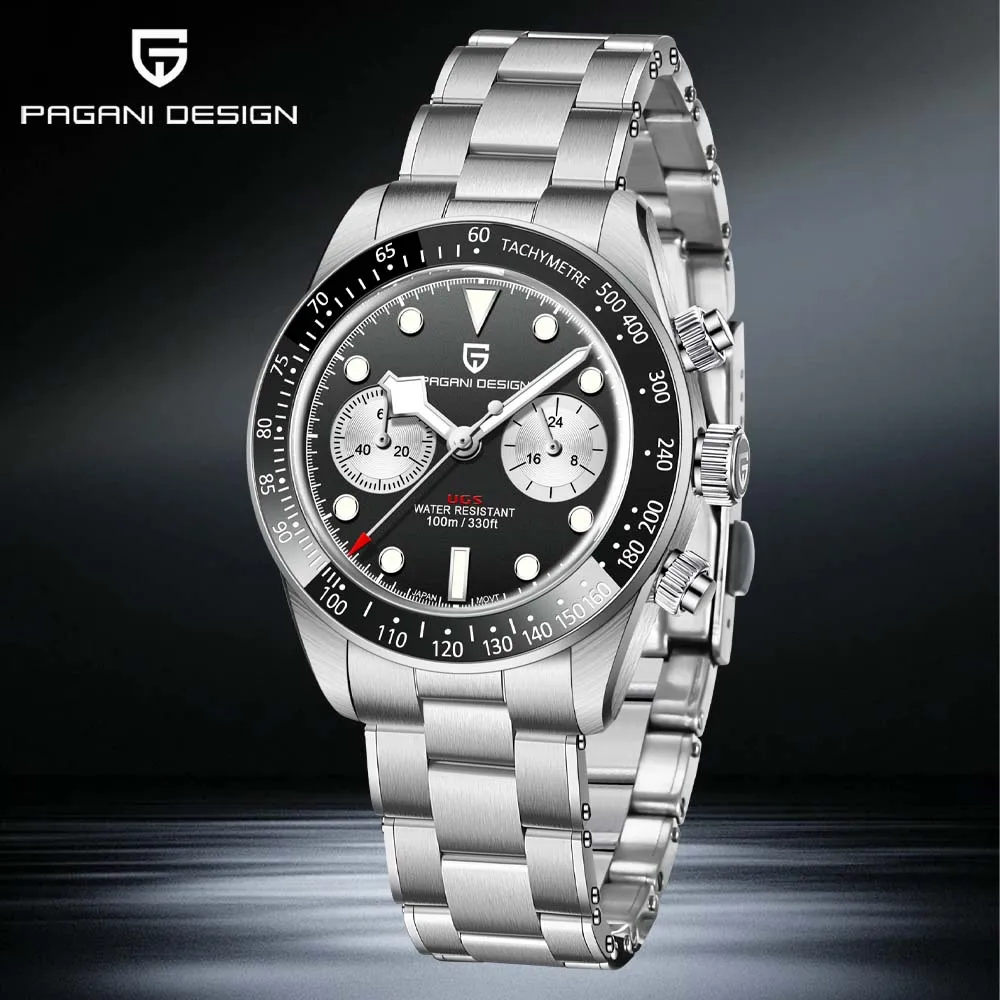 New Men's Quartz Watch Running Seconds Waterproof Luminous Men's Watch for Holiday Gifts