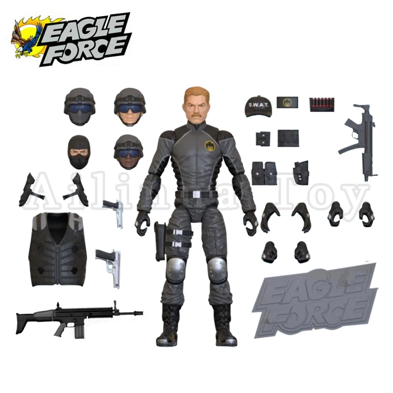 Eagle Force 1/18 4inches Action Figure BBTS Exclusive Figures Anime Collection Model For Gift view 5