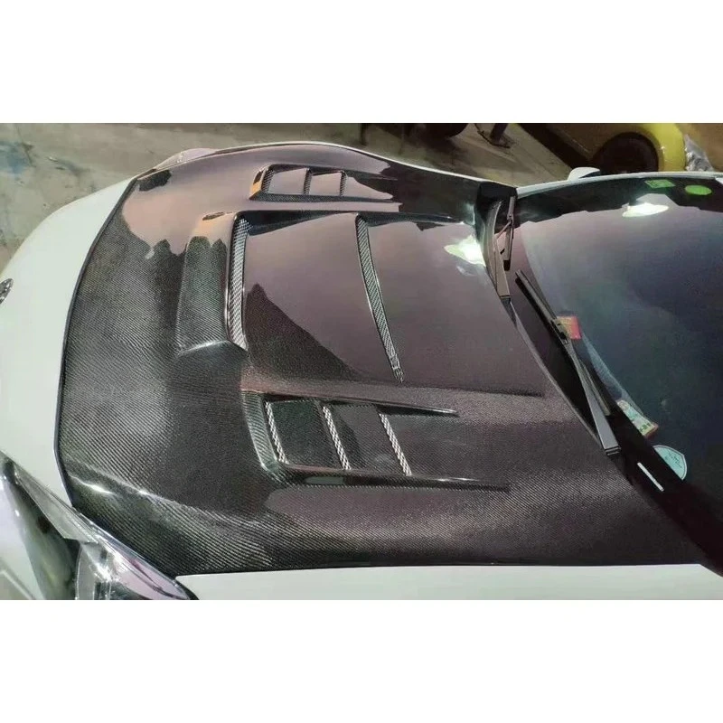 SAAR Compatible with Toyota GT86 Carbon Fiber Modification Parts VP Model Engine Hood Multi-Hole Heat Dissipation Engine Cover