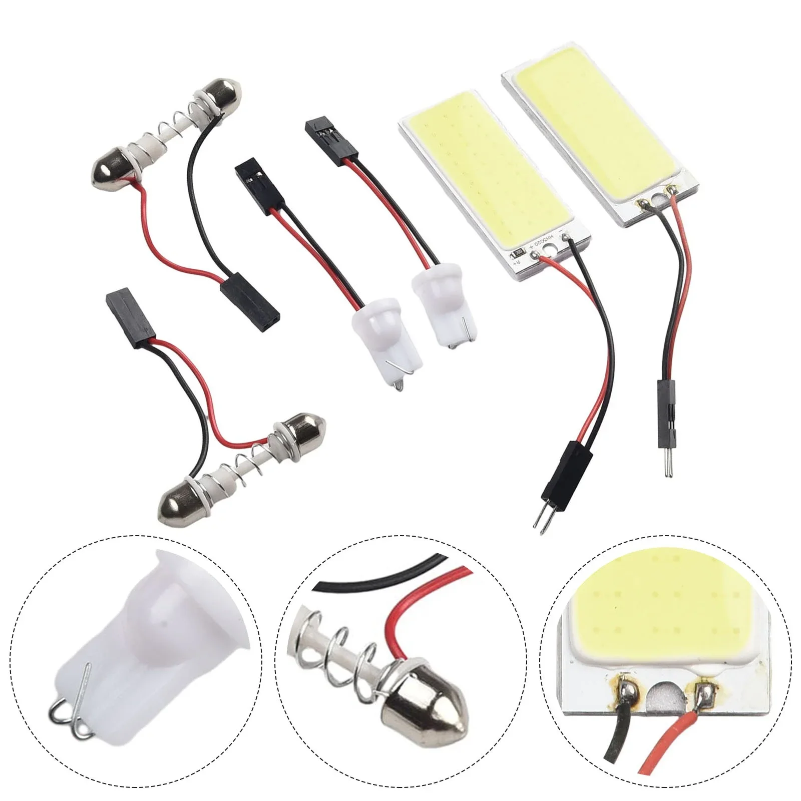 Dome Map Light Bulbs Car Interior 2Pcs Xenon HID Panel Lights White 36-COB LED Accessories Fashion High Quality