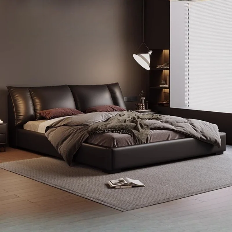 

Nordic Modern Bed Frame Trendy Unique Sun Sofa Designer King Size Beauty Bed Safe Aesthetics Minimalist Cama Casal Furniture